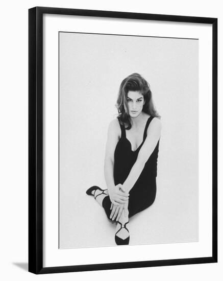 Cindy Crawford--Framed Premium Photographic Print