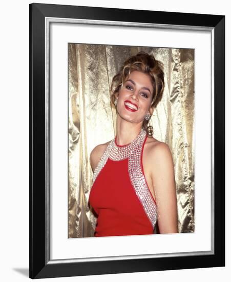 Cindy Crawford-null-Framed Premium Photographic Print