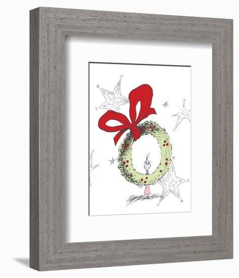 Cindy Lou Who-Theodor (Dr. Seuss) Geisel-Framed Art Print