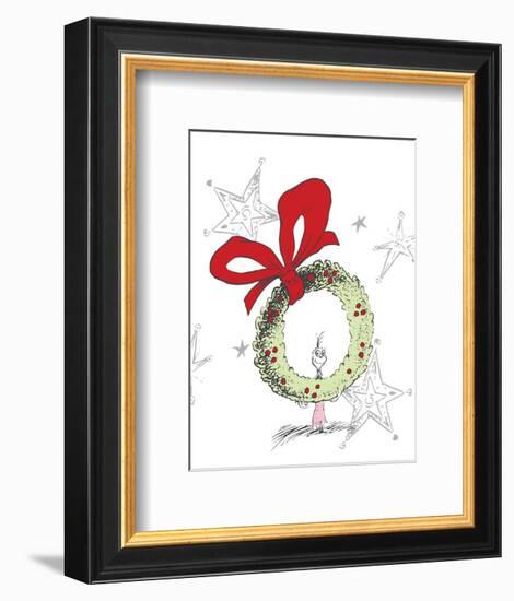 Cindy Lou Who-Theodor (Dr. Seuss) Geisel-Framed Art Print