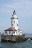 USA, Michigan, Great Lakes, Lake Michigan, White Shoal Lighthouse.-Cindy Miller Hopkins-Photographic Print