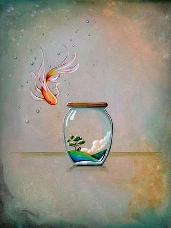 Goldfish posters Wall Art: Prints, Paintings & Posters