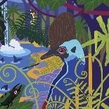 Cassowary In The Rainforest-Cindy Wider-Giclee Print