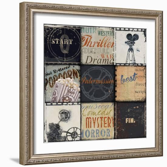 Cinema 9 Patch-Eric Yang-Framed Art Print