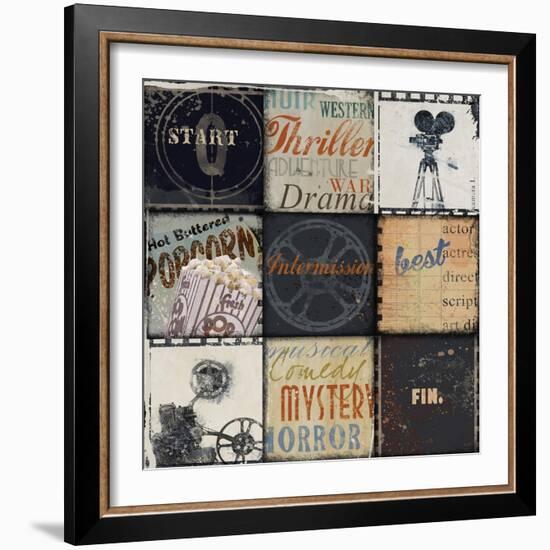 Cinema 9 Patch-Eric Yang-Framed Art Print