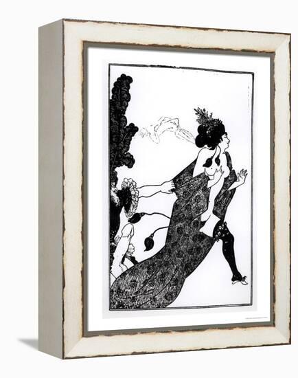 Cinesias Entreating Myrrhina to Coition, Illustration from Lysistrata by Aristophanes 1896-Aubrey Beardsley-Framed Premier Image Canvas