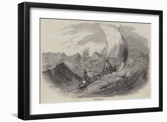 Cingalese Boat-null-Framed Giclee Print