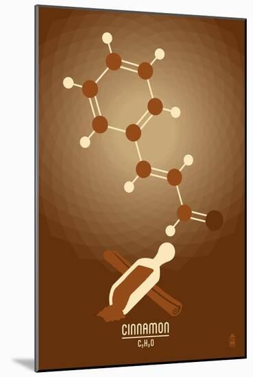 Cinnamon - Chemical Elements-Lantern Press-Mounted Art Print