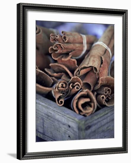 Cinnamon Sticks at the Market, Lesser Antilles, French West Indies-Yadid Levy-Framed Photographic Print