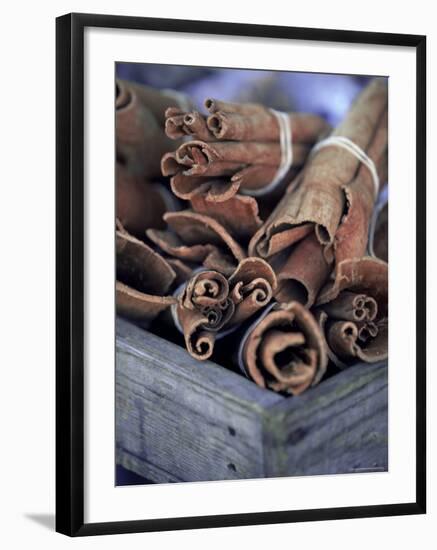 Cinnamon Sticks at the Market, Lesser Antilles, French West Indies-Yadid Levy-Framed Photographic Print