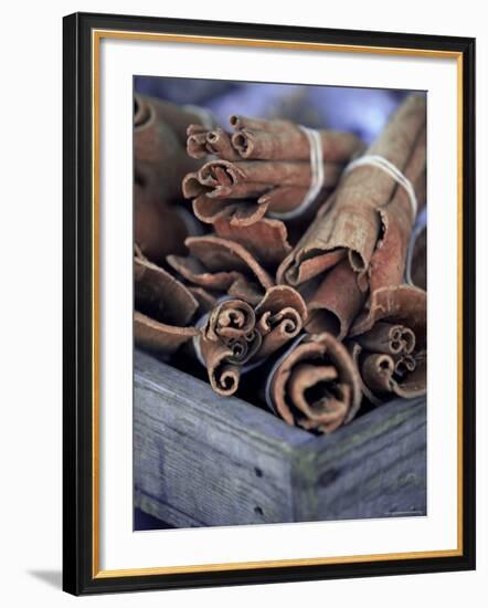 Cinnamon Sticks at the Market, Lesser Antilles, French West Indies-Yadid Levy-Framed Photographic Print