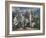 Cinq baigneurs-Paul Cézanne-Framed Giclee Print