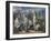 Cinq baigneurs-Paul Cézanne-Framed Giclee Print