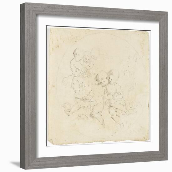 Cinq enfants nus-Arnould de Vuez-Framed Giclee Print