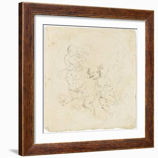 Cinq enfants nus-Arnould de Vuez-Framed Giclee Print