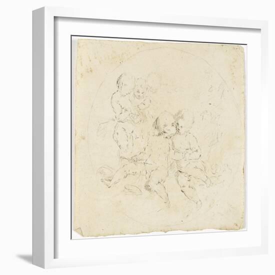 Cinq enfants nus-Arnould de Vuez-Framed Giclee Print