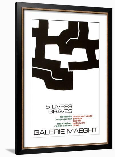 Cinq Livres Graves-Eduardo Chillida-Framed Collectable Print