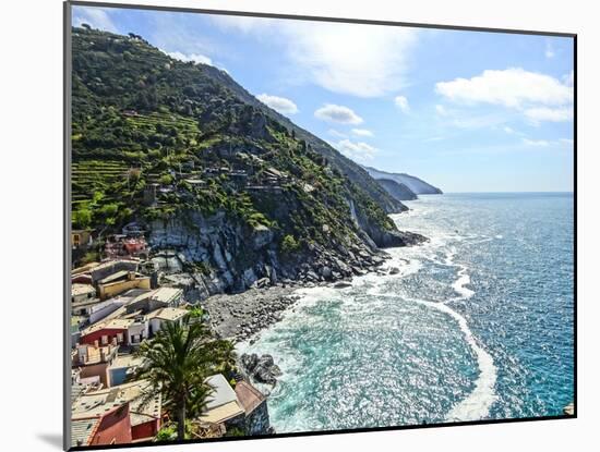 Cinque Terre Coast Line-Markus Bleichner-Mounted Art Print