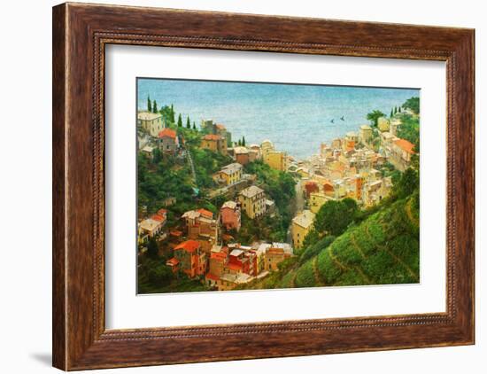 Cinque Terre, Italy-Chris Vest-Framed Art Print