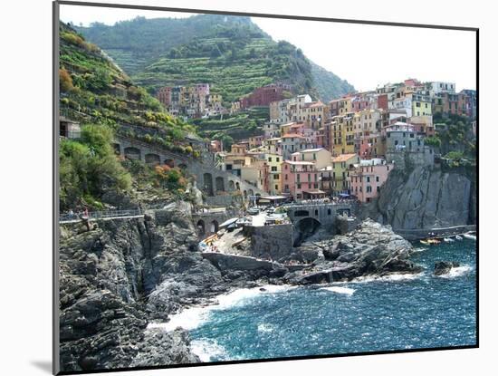 Cinque Terre Manarola-Marilyn Dunlap-Mounted Art Print