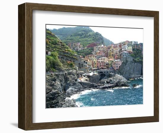 Cinque Terre Manarola-Marilyn Dunlap-Framed Art Print