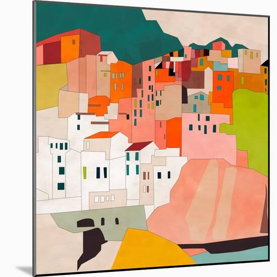 Cinque Terre-Ana Rut Bre-Mounted Giclee Print