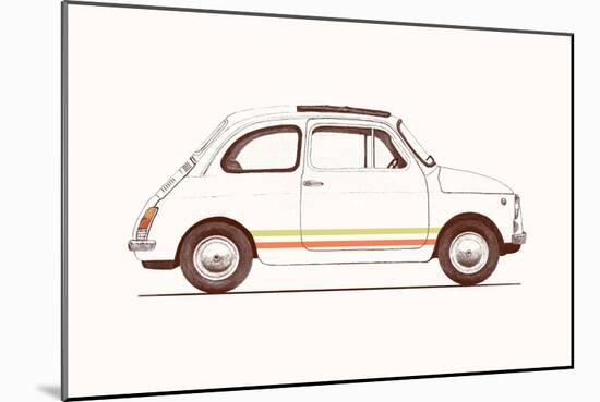 Cinquecento, 2023 (Pencil and Digital)-Florent Bodart-Mounted Giclee Print