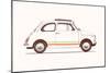 Cinquecento, 2023 (Pencil and Digital)-Florent Bodart-Mounted Giclee Print