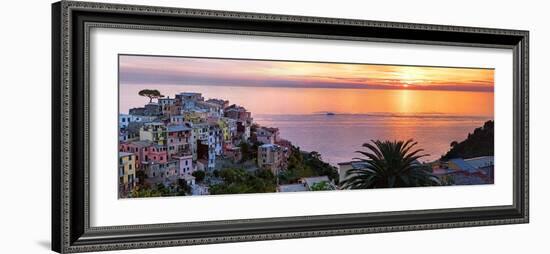 Cinqueterra Sunset-Steven Boone-Framed Photographic Print