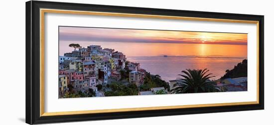 Cinqueterra Sunset-Steven Boone-Framed Photographic Print