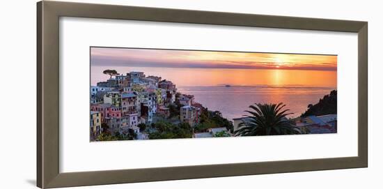 Cinqueterra Sunset-Steven Boone-Framed Photographic Print