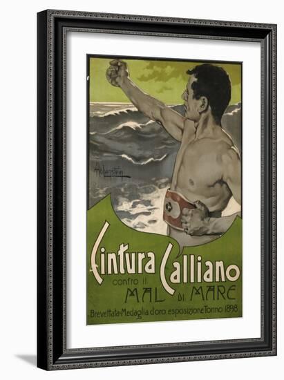 Cintura Calliano, 1898-Adolfo Hohenstein-Framed Giclee Print