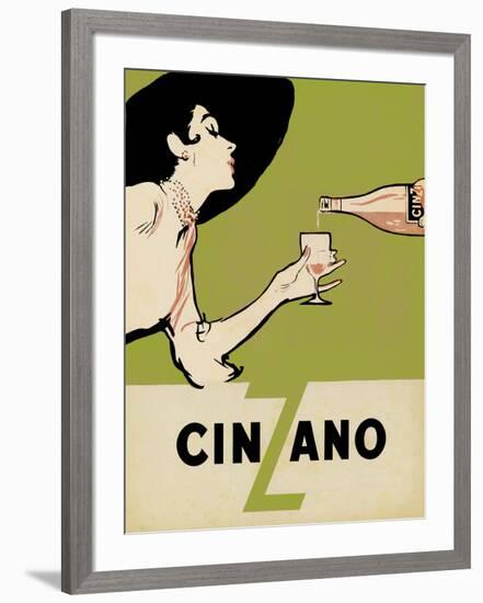 Cinzano - Citrus-The Vintage Collection-Framed Giclee Print