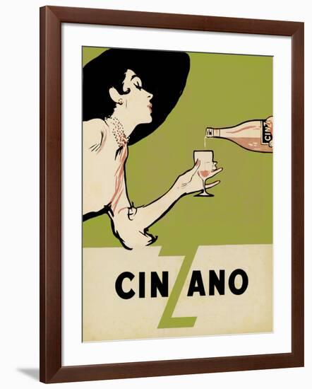 Cinzano - Citrus-The Vintage Collection-Framed Giclee Print