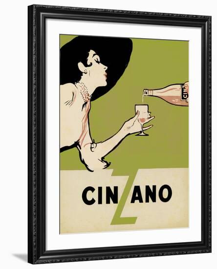 Cinzano - Citrus-The Vintage Collection-Framed Giclee Print