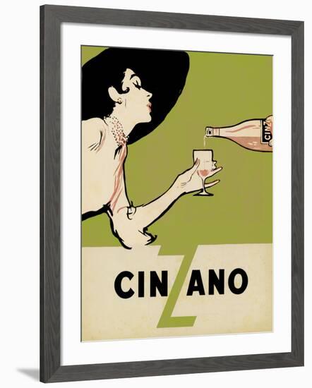 Cinzano - Citrus-The Vintage Collection-Framed Giclee Print