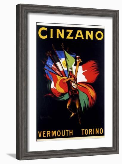 Cinzano Vermouth Torino-null-Framed Giclee Print