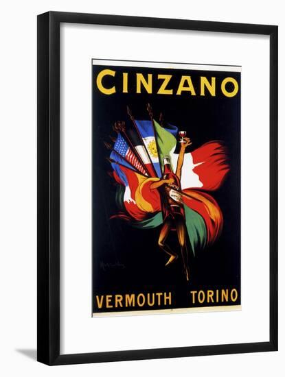 Cinzano Vermouth Torino-null-Framed Giclee Print