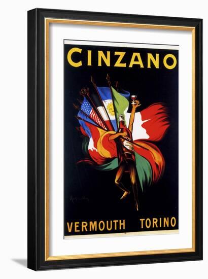 Cinzano Vermouth Torino-null-Framed Giclee Print