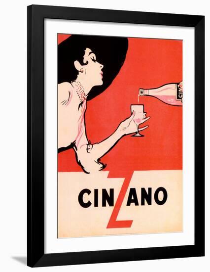 Cinzano-Unknown Unknown-Framed Art Print