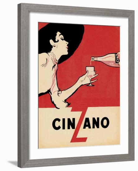 Cinzano-null-Framed Giclee Print