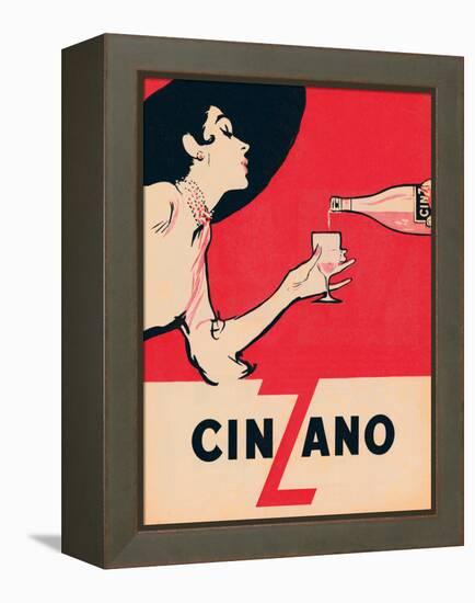 Cinzano-null-Framed Stretched Canvas