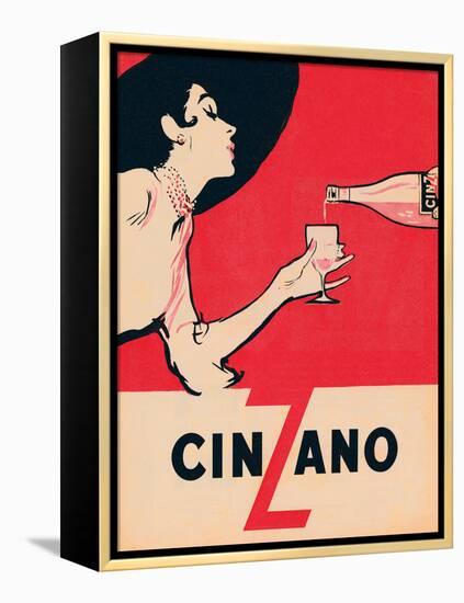 Cinzano-null-Framed Stretched Canvas