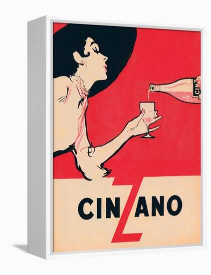 Cinzano-null-Framed Stretched Canvas