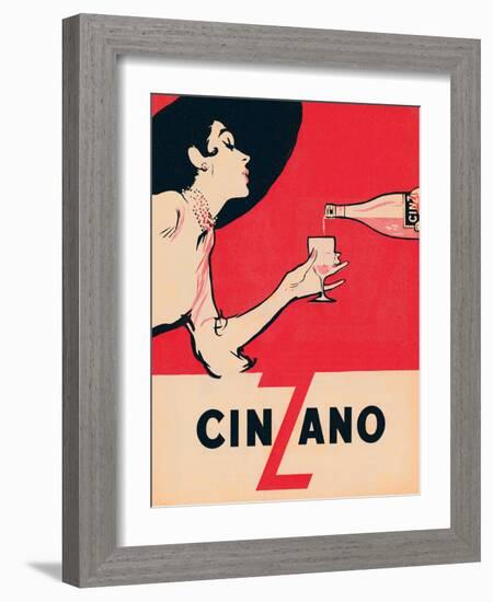 Cinzano-null-Framed Art Print