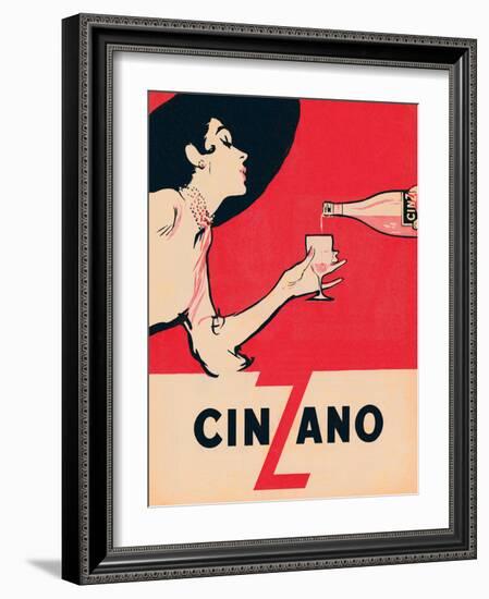 Cinzano-null-Framed Art Print