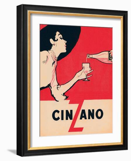 Cinzano-null-Framed Art Print