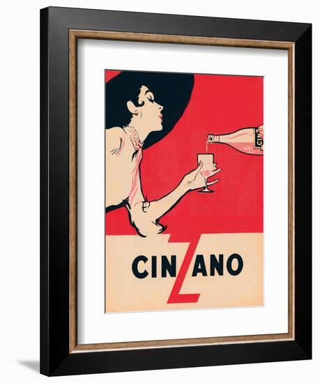Cinzano--Framed Art Print