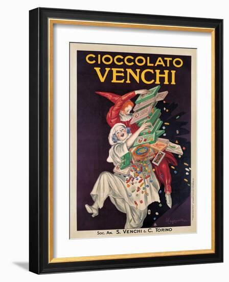 Cioccolato Venchi-Leonetto Cappiello-Framed Art Print