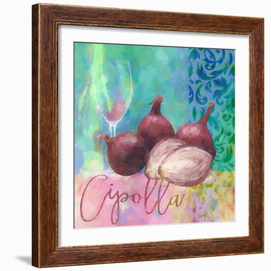 Cipolla Rossa - Red Onion-Cora Niele-Framed Giclee Print